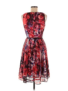 WOMEN’S RED LUXE BY CARMEN MARC VALVO MIDI SLEEVELESS DRESS Carmen Marc Valvo offers