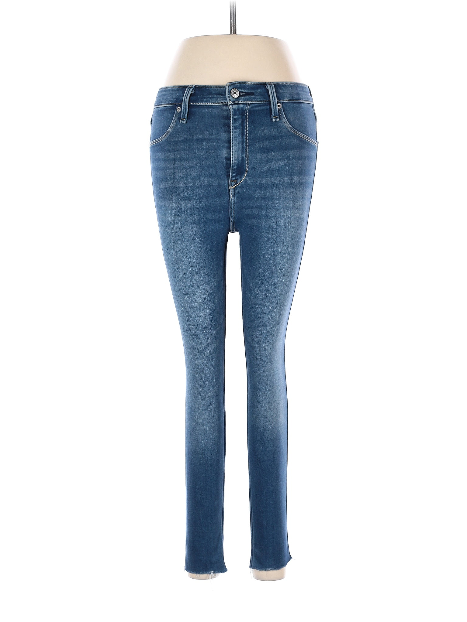 Abercrombie &amp; Fitch Hearts Blue Jeans Size 2