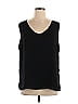 A.K.C. 100% Polyester Black Sleeveless Top Size 1X - photo 1