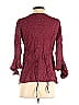 Oh! Mamma 100% Rayon Burgundy 3/4 Sleeve Blouse Size S - photo 2