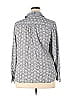 Leyla 100% Rayon Print Gray Long Sleeve Button-Down Shirt Size 2X - photo 2