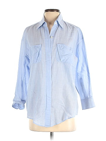 Elizabeth and James 3/4 Sleeve Button-Down Shirt (view 1)