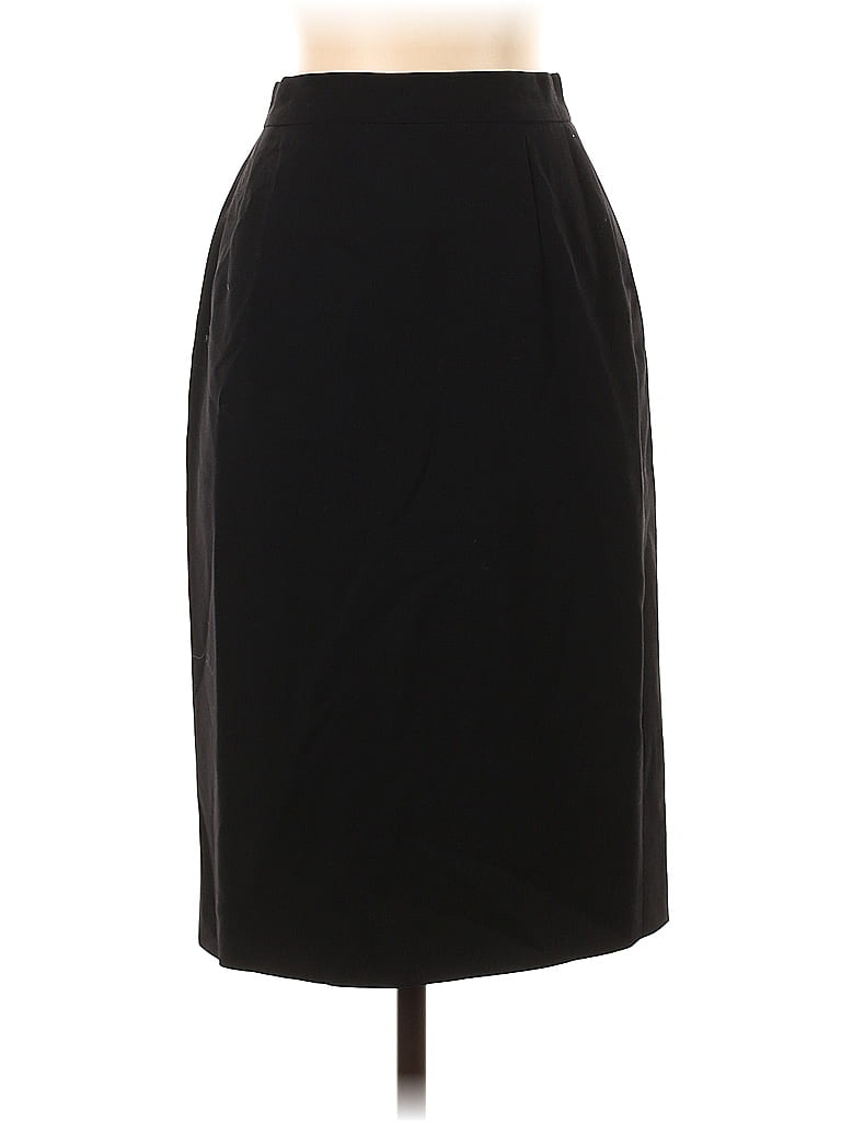 CALVIN KLEIN COLLECTION Pre-owned Wool Skirt In Black