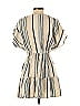 Elan Stripes Tan Casual Dress Size S - photo 2