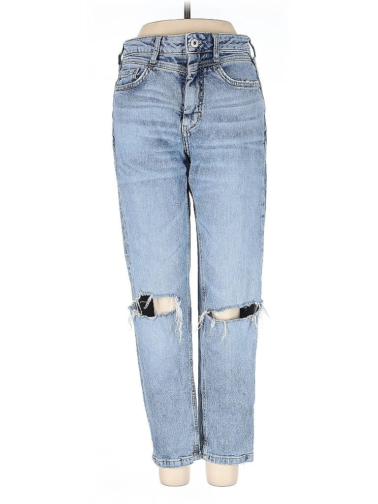 Pre-owned Pilcro And The Letterpress Jeans In Blue