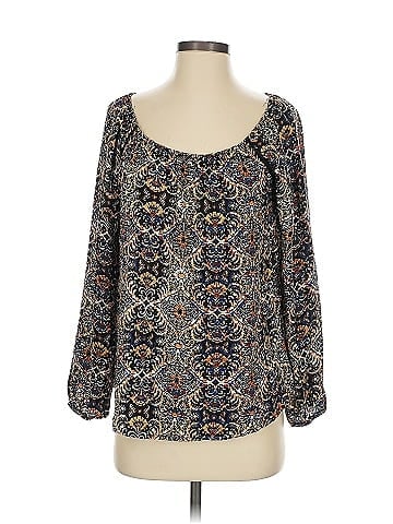 Sun & Shadow Long Sleeve Blouse (view 1)