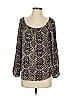 Sun & Shadow 100% Polyester Black Long Sleeve Blouse Size XS - photo 1