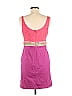 Minuet Color Block Pink Cocktail Dress Size L - photo 2