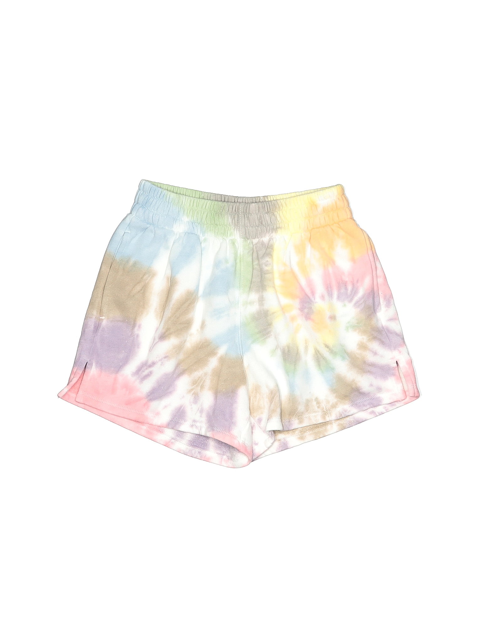 Abercrombie &amp; Fitch Tie-dye White Shorts Size XXS