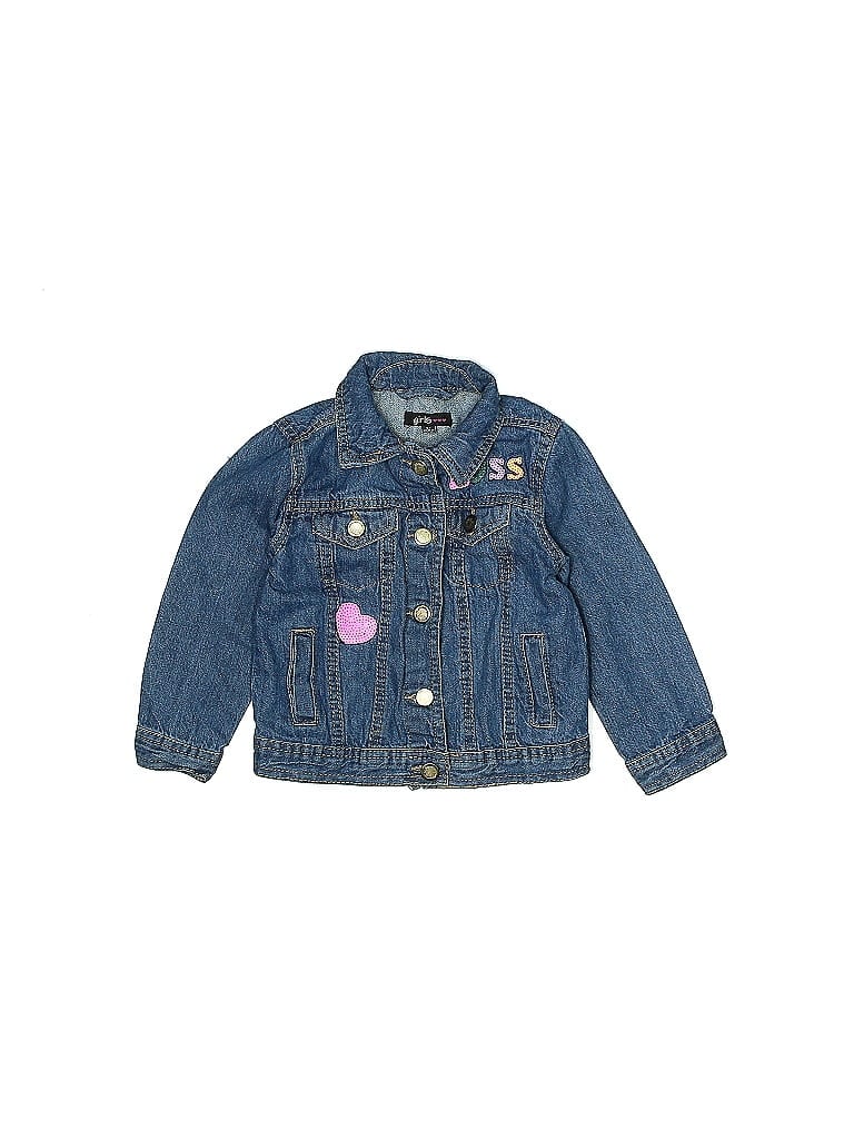 Girls 100% Cotton Blue Denim Jacket Size 3T - photo 1