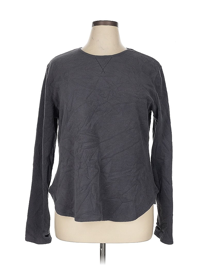 Cuddl Duds Gray Pullover Sweater Size XL - photo 1