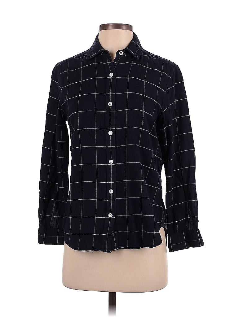 Pre-owned Rag & Bone 3/4 Sleeve Button Down Shirt In Blue