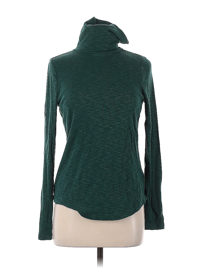 Hanna Nikole Green Turtleneck Sweater Size 24 (Plus) - 60% off