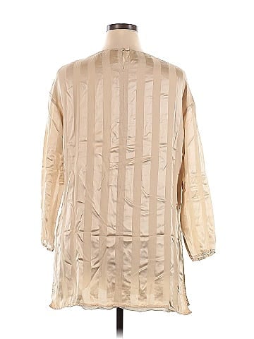 Saks Fifth Avenue 3/4 Sleeve Silk Top (view 2)