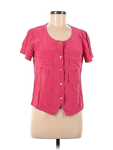 Emma James Short Sleeve Silk Top (view 1)