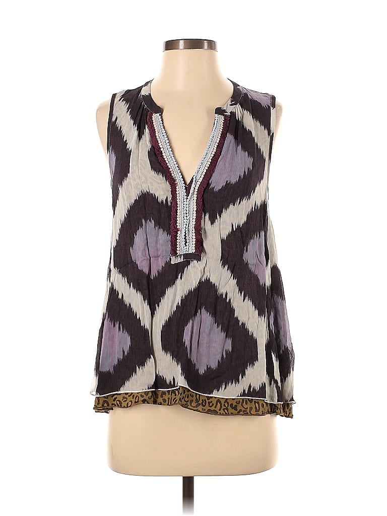 Scotch & Soda 100% Viscose Purple Sleeveless Blouse Size P (petite) - photo 1