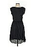 Studio Y Solid Black Casual Dress Size S - photo 2