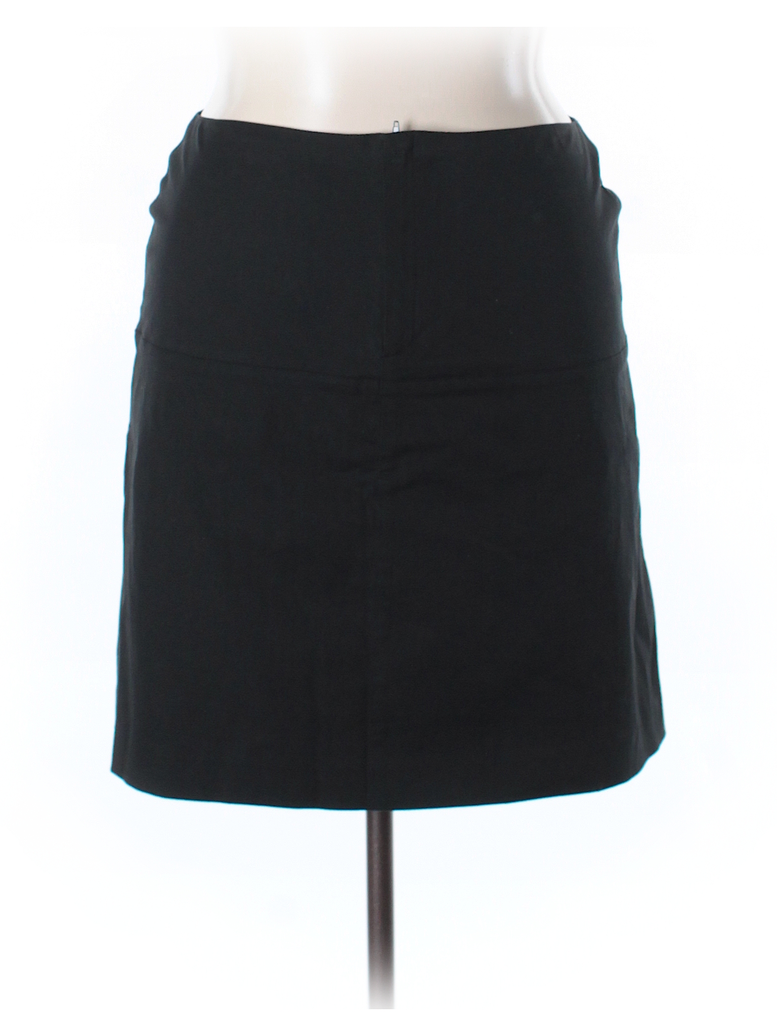 Banana Republic Solid Black Casual Skirt Size 14 81 Off Thredup