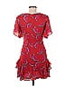 Tanya Taylor 100% Silk Paisley Red Cocktail Dress Size 2 - photo 2