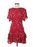 Tanya Taylor 100% Silk Paisley Red Cocktail Dress Size 2 - photo 1