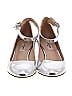 L.K. Bennett Metallic Silver Heels Size EU 40 - photo 2
