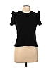 Zara Black Short Sleeve Top Size S - photo 1