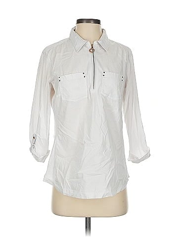 Cathy 3/4 Sleeve Button-Down Shirt (view 1)