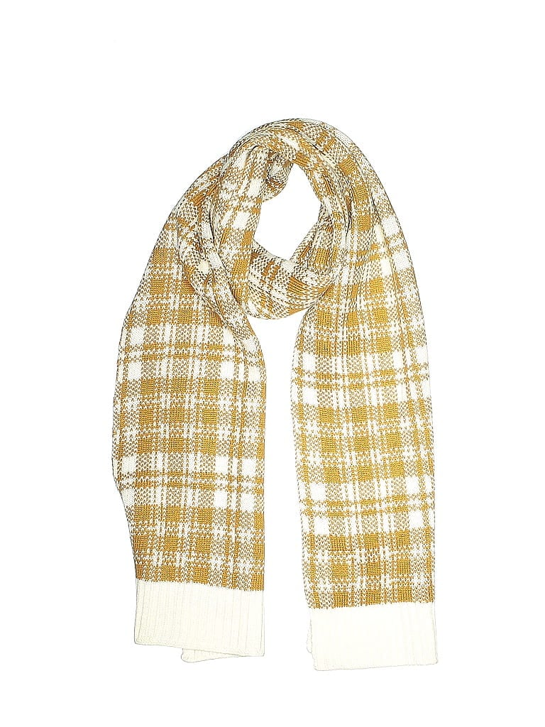 Timberland 100% Acrylic Yellow Tan Scarf One size - photo 1