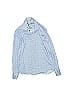 Robert Graham Print Blue Long Sleeve Button-Down Shirt Size 8 (big kids) - photo 1