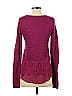 Lucky Brand 100% Polyester Burgundy Pink Pullover Sweater Size XS - photo 2