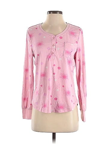 Jasmine Rose Intimates Long Sleeve Henley (view 1)