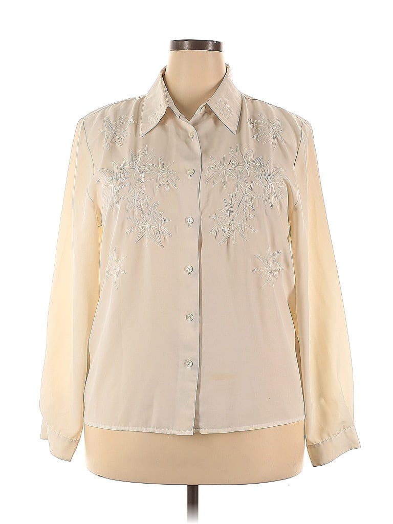 Pre-owned Voir Collection Long Sleeve Blouse