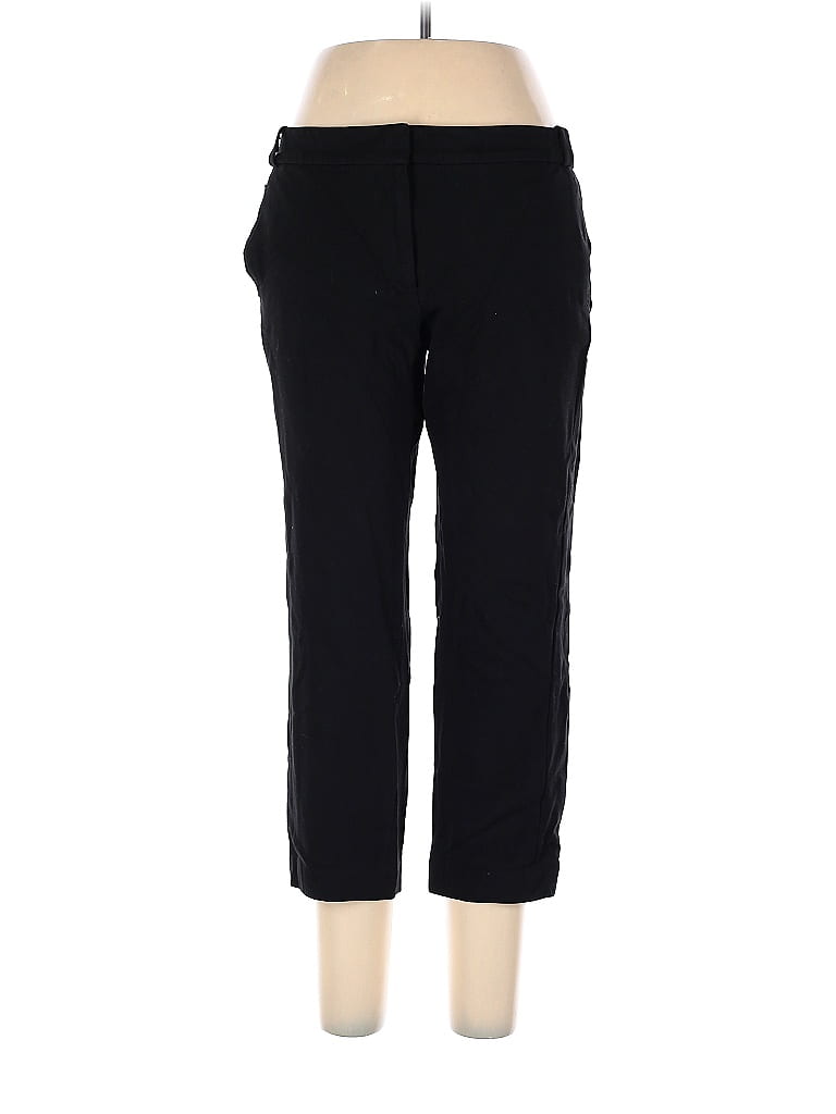 Ann Taylor LOFT Solid Black Casual Pants Size 12 - photo 1