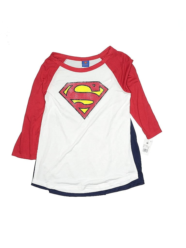 Superman Red Blue 3/4 Sleeve T-Shirt Size XL (big kids) - photo 1