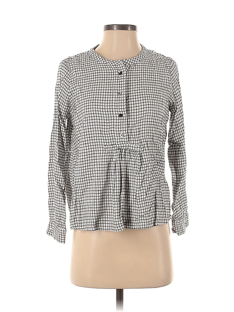 Pre-owned Madewell Long Sleeve Blouse