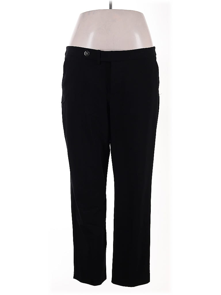 Intro Love Solid Black Dress Pants Size 16 - photo 1