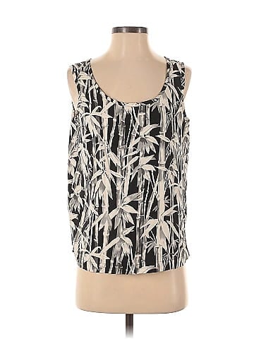 Pineapple Moon Sleeveless Silk Top (view 1)