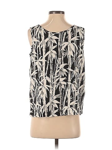 Pineapple Moon Sleeveless Silk Top (view 2)