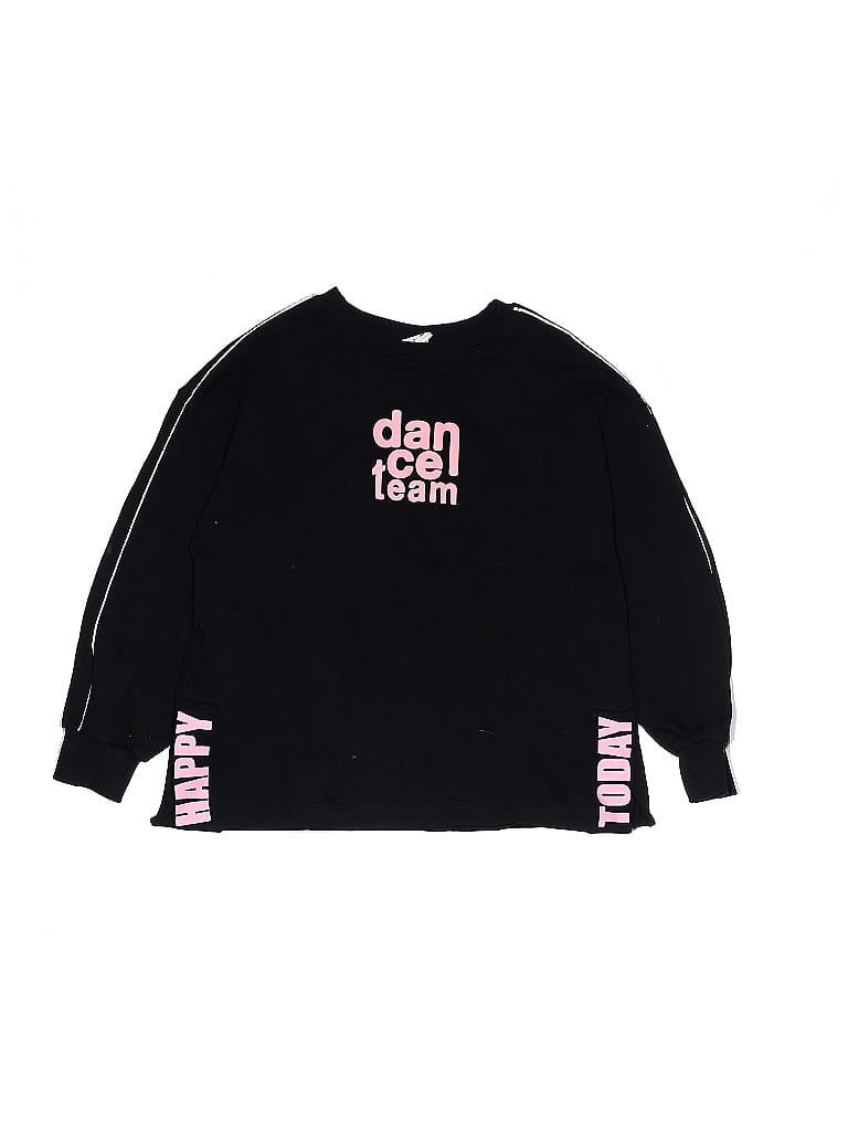 Zara Black Sweatshirt Size 10 - photo 1