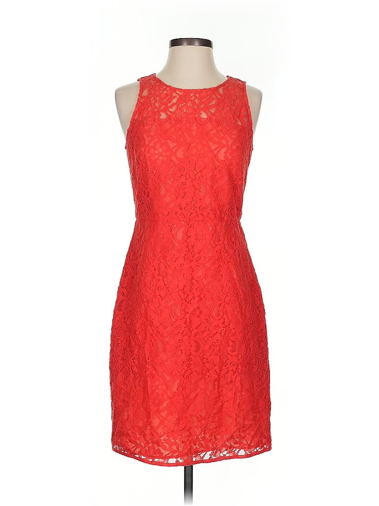 Pre-owned J.crew Factory Store Cocktail Dress In Red