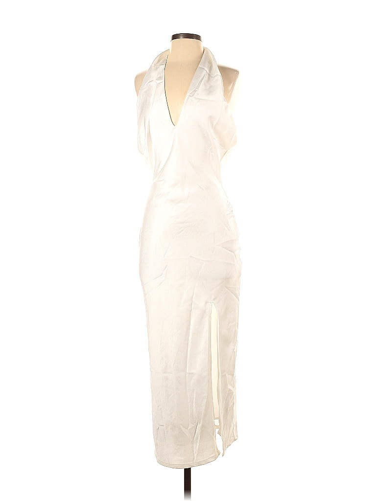 Robe De Cocktail Lulus à Sequins - Dos Zip - Taille S Couleur Beige Rose Pâle - Occasion Très Bon état