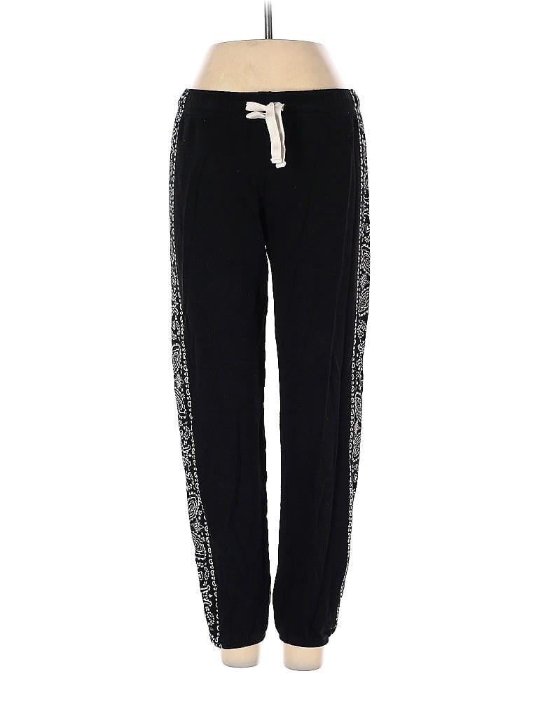 Pre-owned Monrow Track Pants In Black