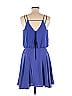 Milly Solid Blue Cocktail Dress Size 6 - photo 2