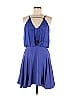 Milly Solid Blue Cocktail Dress Size 6 - photo 1