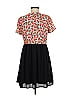 Sugarfly 100% Polyester Hearts Black Casual Dress Size 6 - photo 2
