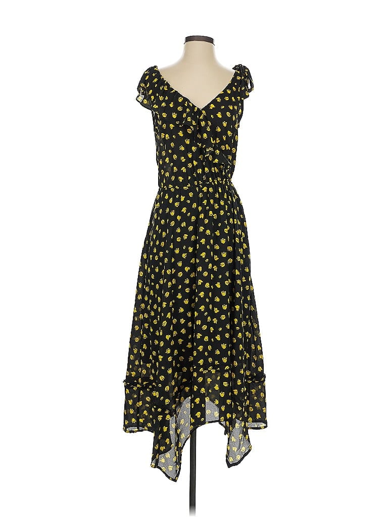 Pre-owned Who What Wear Casual Dress In Black