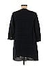BECKEN 100% Viscose Black Blue Double Collar Dress Size 6 - photo 2