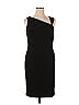 David Meister Solid Black Cocktail Dress Size 14 - photo 1