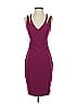 Likely Solid Burgundy Cocktail Dress Size 2 - photo 1