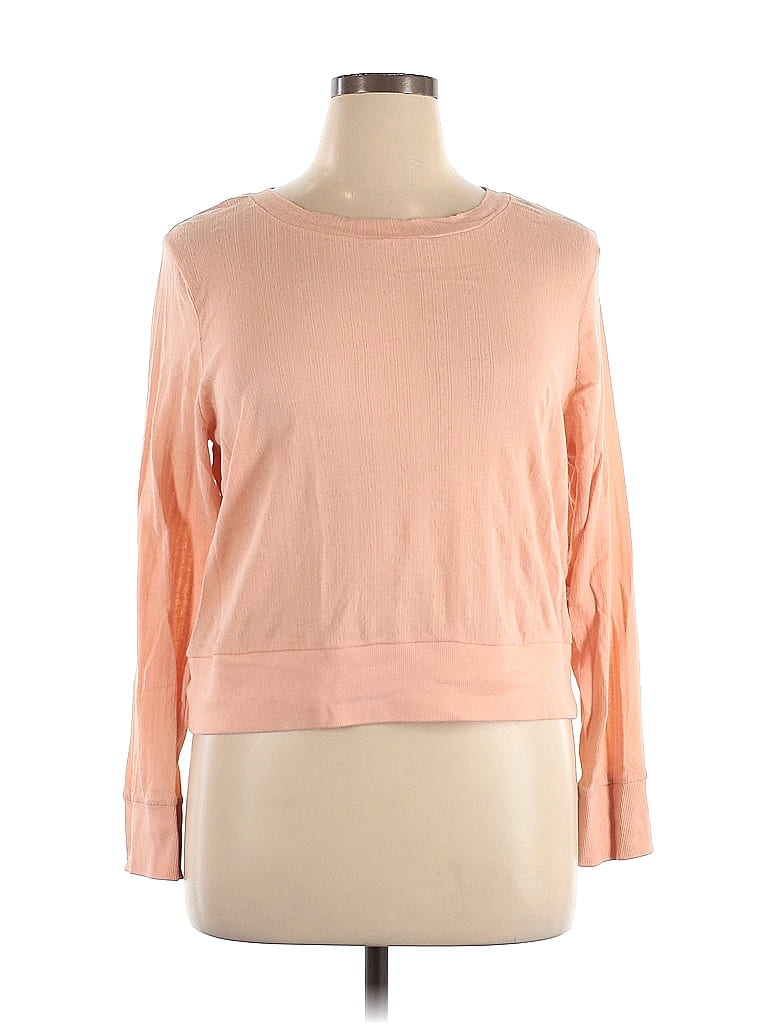 Click to view more detailed imagery on our partner's website Pre-owned Only Long Sleeve Top Pink Boatneck Tops